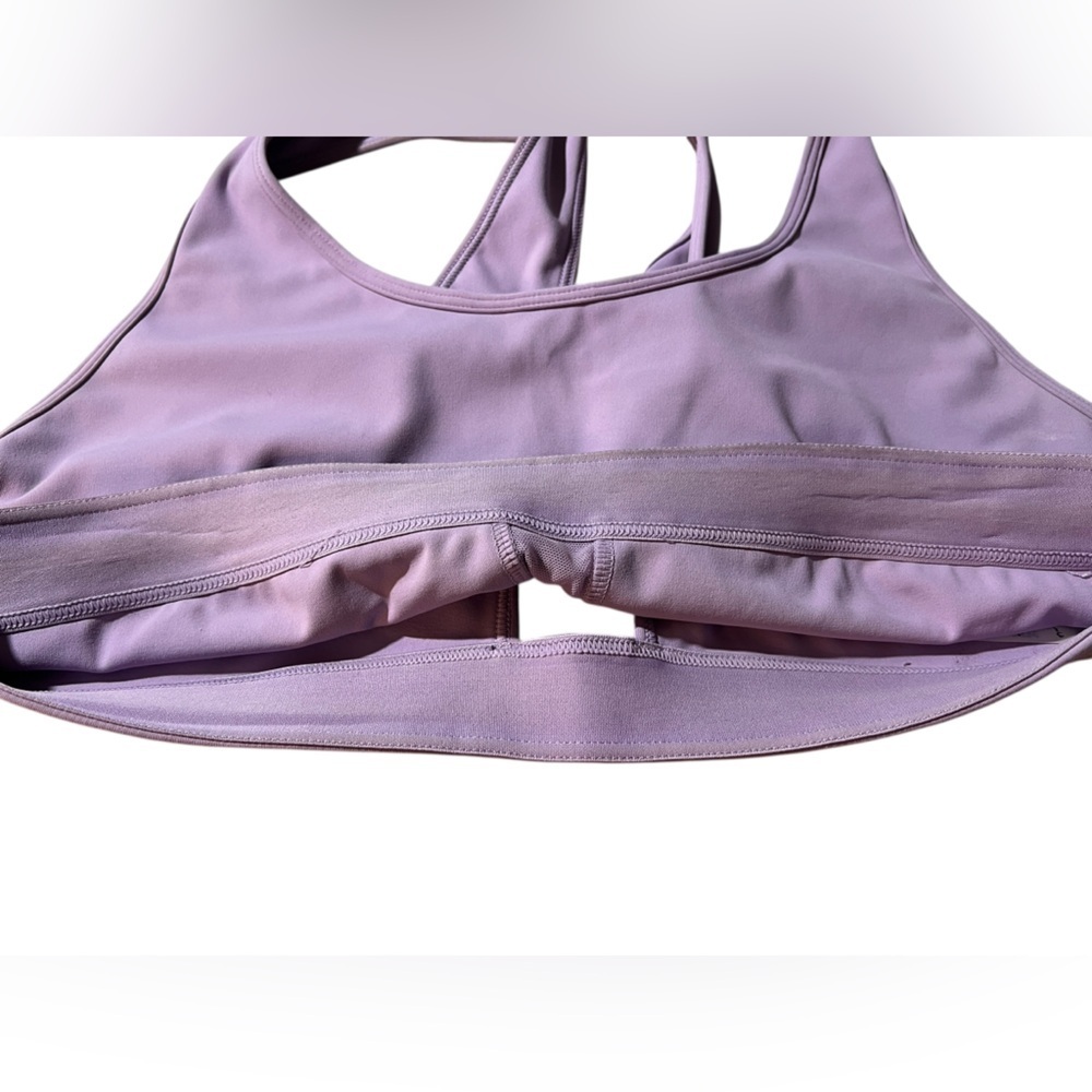 Ideology Women's Lavender Sports Bra, size 1X - Picture 9 of 10